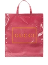 GUCCI GUCCI GUCCI中号印花托特包 - 粉色