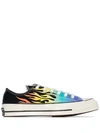 Converse Archive Print Chuck 70 Low-top Sneakers In Black/turf Orange