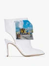 NATASHA ZINKO NATASHA ZINKO WHITE BEACH TRASH 100 ANKLE BOOTS,PF19702069514028194