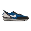 Nike Undercover Daybreak Leather-trimmed Nylon And Suede Sneakers In 400 Bluejay