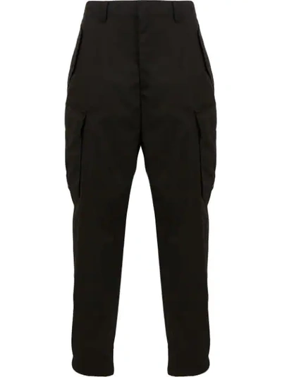 Juunj Juun.j Cargo Pocket Tapered Trousers - 黑色 In Black