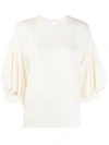 VALENTINO TULIP SLEEVE BLOUSE