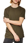 Topman 3-pack Classic Fit Crewneck T-shirts In Olive Multi