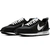Nike + Undercover Daybreak Shell, Suede And Leather Sneakers In Black/ White/ Summit White