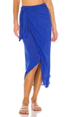 YOUNG FABULOUS & BROKE YOUNG, FABULOUS & BROKE INDIA SKIRT IN BLUE.,YOUN-WQ79