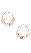 ALL THINGS MOCHI ALL THINGS MOCHI SHERRY EARRINGS IN WHITE.,ATHI-WL20