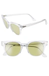 Ray Ban Meteor 50mm Wayfarer Photochromic Sunglasses - Crystal/ Green Solid