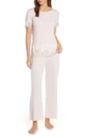 Natori Luxe Shangri-la Pajamas In Bpc Blush Pink