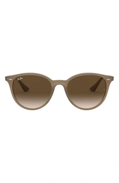 Ray Ban Ray-ban Women's Round Sunglasses, 53mm In Opal Beige