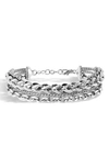 JOHN HARDY ASLI CLASSIC CHAIN TRIPLE ROW BRACELET,BB90369XL