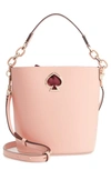 Kate Spade Suzy Small Leather Bucket Bag - Pink In Cosmetic Pink/gold