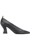 Bottega Veneta Almond Leather Pumps In Black