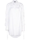 Ann Demeulemeester Oversized Shirt - Weiss In White