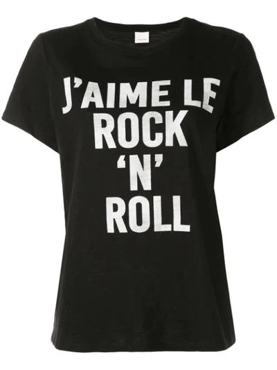 Cinq À Sept Cinq A Sept Rock 'n' Roll T恤 - 黑色 In Black