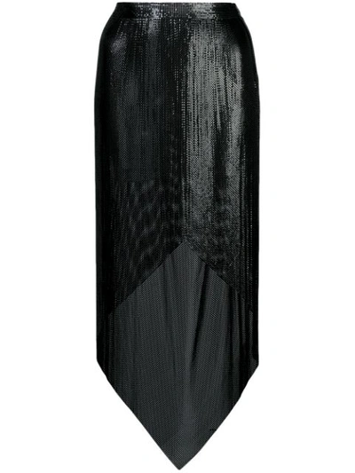 Fannie Schiavoni Asymmetric Skirt - 黑色 In Black