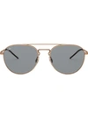 Ray Ban Rb3589 Sunglasses In Gold