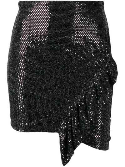 Iro Ruffle Mini Skirt - 黑色 In Black