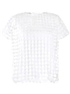 JOURDEN JOURDEN DOT EMBROIDERED BLOUSE - WHITE