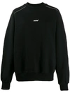 ADER ADER SWEATSHIRT MIT LOGO - SCHWARZ