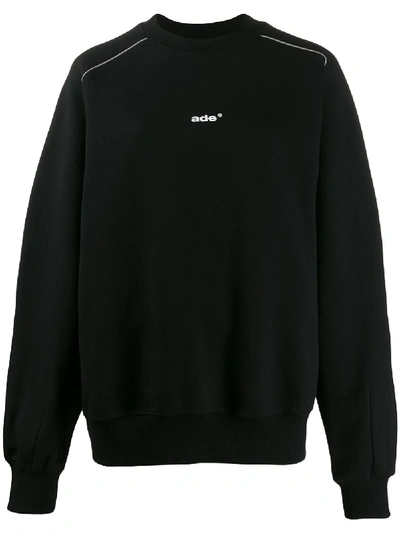 Ader Sweatshirt Mit Logo - Schwarz In Black