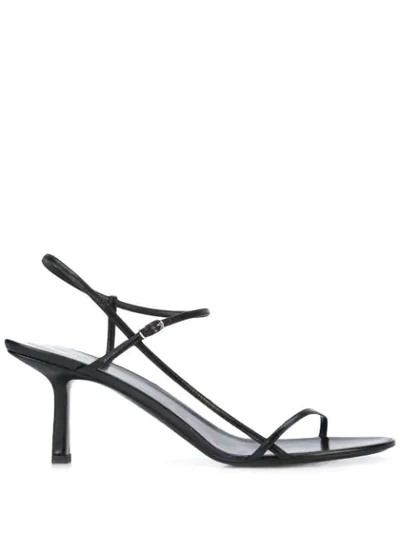The Row Bare Sandals In Black