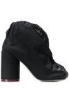 MM6 MAISON MARGIELA MM6 MAISON MARGIELA CUFF BOOTS - BLACK