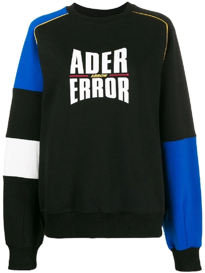 Ader Error Logo套头衫 - 黑色 In Black