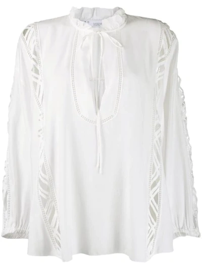Iro Felicia绑带罩衫 - 白色 In White