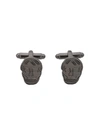 ALEXANDER MCQUEEN SKULL ENGRAVED CUFFLINKS