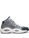 Reebok Question Mid High Top Sneakers In Grey