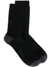 FERRAGAMO SALVATORE FERRAGAMO GANCINI SOCKS - BLACK