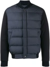 FERRAGAMO SALVATORE FERRAGAMO FEATHER DOWN PADDED JACKET - BLUE