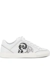 VERSACE MEDUSA PRINT LOW TOP SNEAKERS