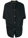 VIVIENNE WESTWOOD ANGLOMANIA DRAPED BUTTON SHIRT