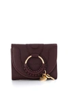 SEE BY CHLOÉ SEE BY CHLOÉ TRIFOLD WALLET - RED
