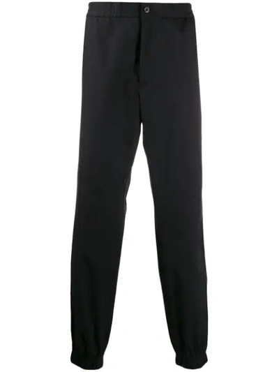 Etro Side-stripe Fitted Trousers In Black