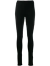 Totême Toteme Leggings With Zip Cuffs In Black