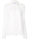 MUGLER EXAGGERATED CUFF SHIRT