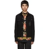 DOLCE & GABBANA DOLCE AND GABBANA BLACK DENIM JACKET