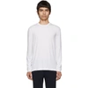 Giorgio Armani Longsleeved T-shirt In Bianco Ottico