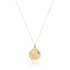 Lily & Roo Men's Small Solid Gold Octagon St Christopher Necklace