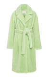 TIBI LUXE FAUX FUR OVERSIZED TRENCH,R119LX9052