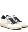 GOLDEN GOOSE BALL STAR LEATHER SNEAKERS,P00404679