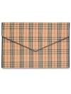 BURBERRY BURBERRY LARGE ENVELOPE CHECK POUCH