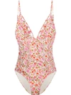 ZIMMERMANN CORAL BLOSSOM SWIMSUIT