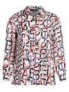 MARINA RINALDI TIPICO LETTER PRINT SHIRT