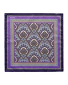 Eton Men's Silk Paisley Pocket Square, Purple In Purple