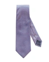 Eton Micro Circle Silk Tie, Pink/blue In Pink