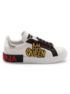 DOLCE & GABBANA Queen Leather Sneakers