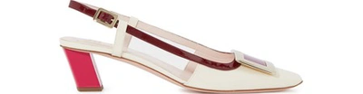 Roger Vivier Sling Back Belle Vivier Pumps In Cire + Mosto